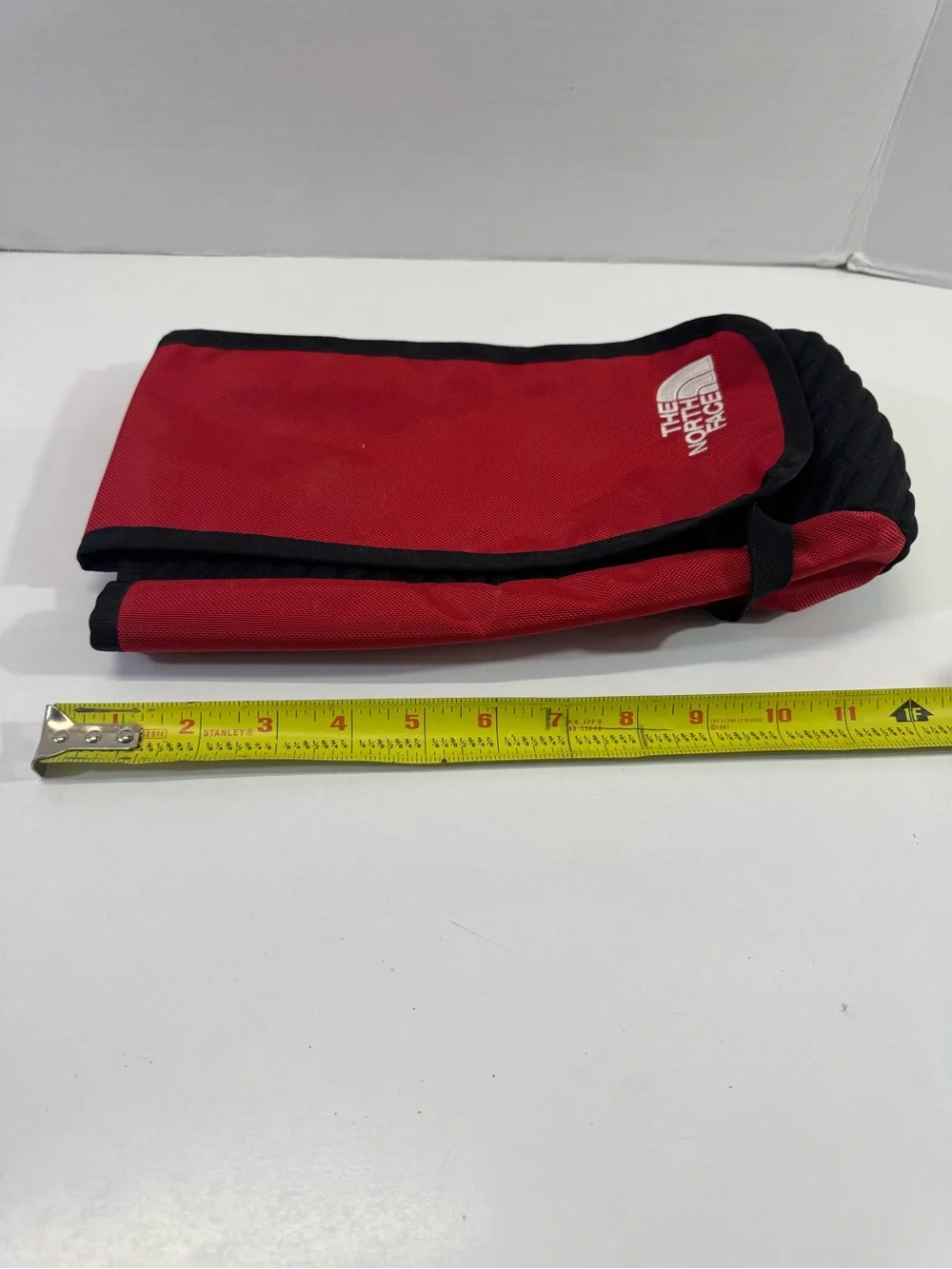 The North Face Red and Black small 12” padded pouch camping hiking biking
